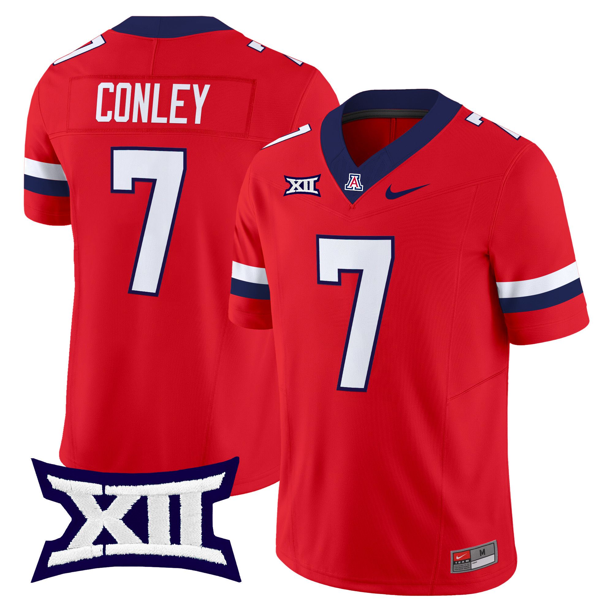 Men Arizona Wildcats #7 Conley Red Nike 2024 Vapor Limited NCAA Jersey style 1